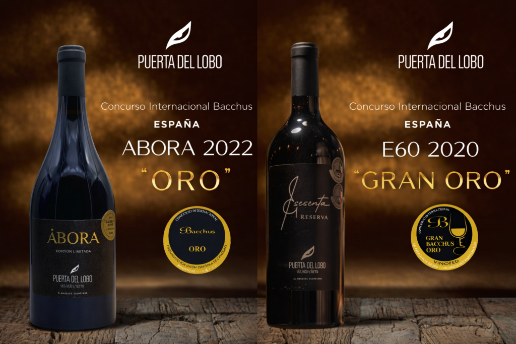 Puerta del Lobo triunfa en Bacchus con dos medallas de oro